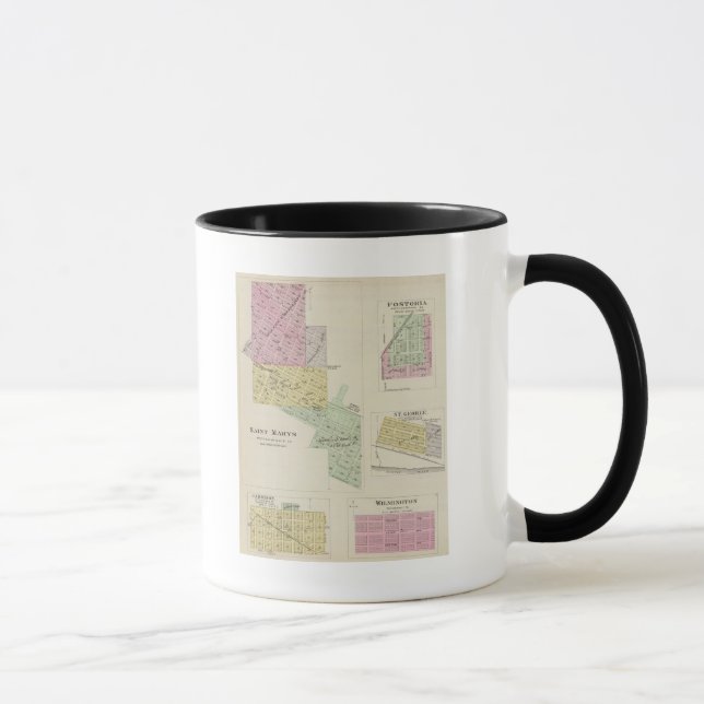 Caneca Santo Marys, Fostoria e Rua. (Direita)