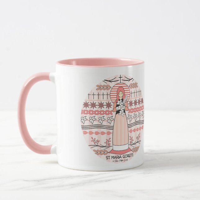 Caneca Santo Mug: Rua. Maria Goretti (Esquerda)