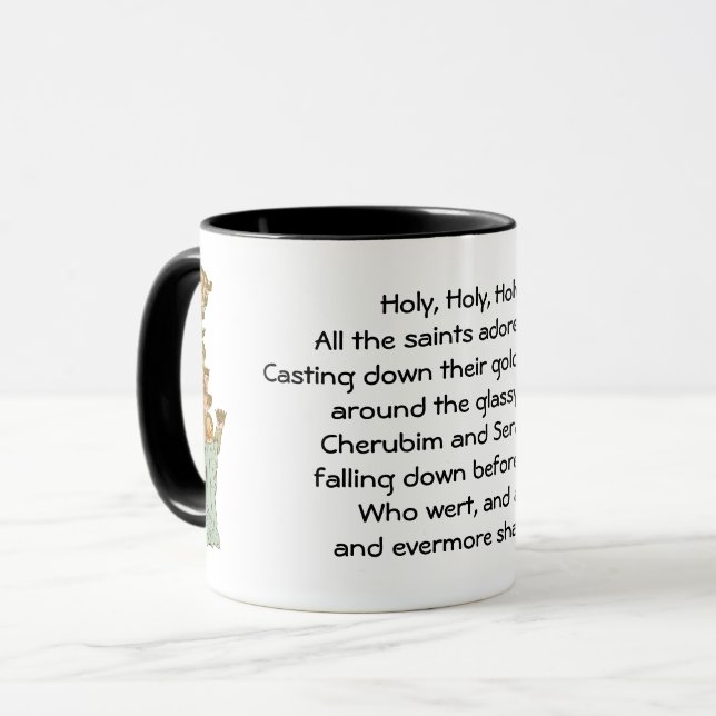 Caneca Santo, Santo, Santo! Coffee Mug (Frente Esquerda)