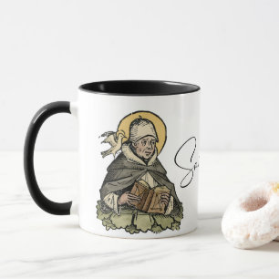 Caneca Santo Thomas Aquinas, Santo católico Mug de Café