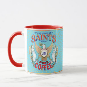 Caneca Santos com rótulo de café ativado Mug ・ Cerâmica 1