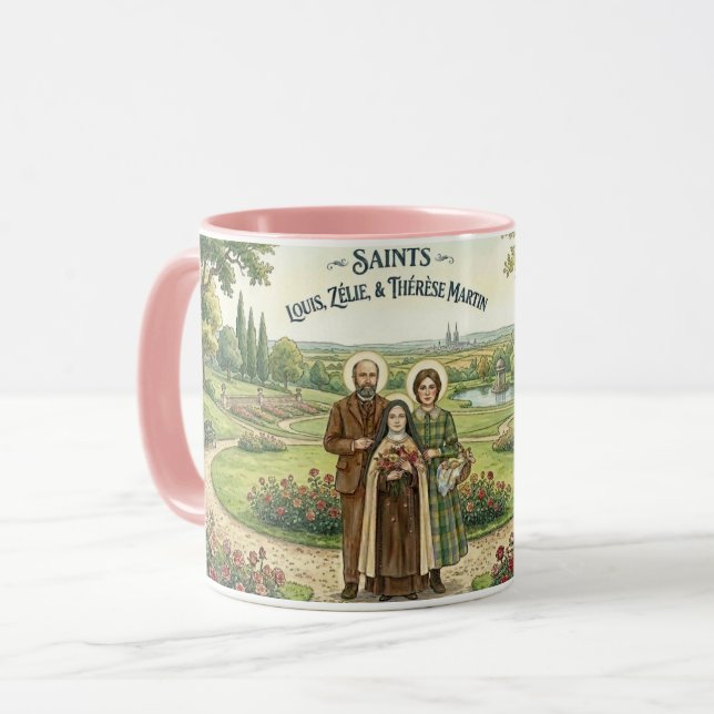 Caneca Santos Luís, Zelie e Therese Martin (Frente Esquerda)