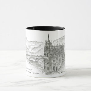 Caneca Santuário Las Lajas, Ipiales, Colômbia