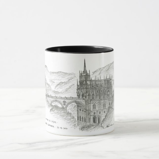 Caneca Santuário Las Lajas, Ipiales, Colômbia (Centro)
