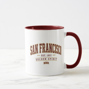 Caneca São Francisco 1951 Espírito Dourado Vintage Americ