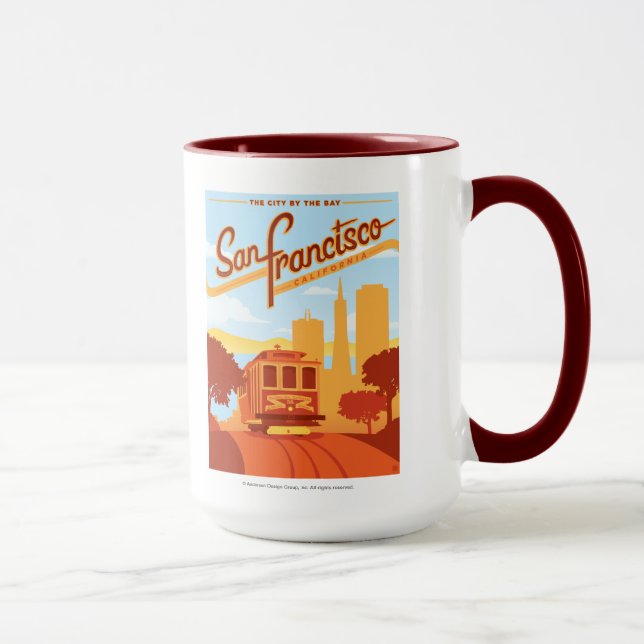 Caneca São Francisco, CA - A cidade perto da baía (Direita)