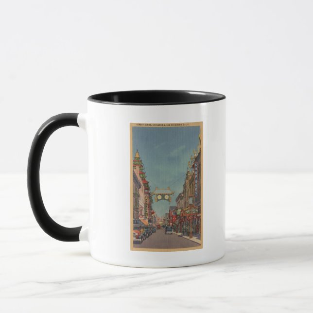 Caneca São Francisco, cena do CAStreet de Chinatown (Esquerda)