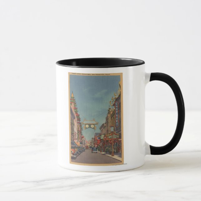 Caneca São Francisco, cena do CAStreet de Chinatown (Direita)