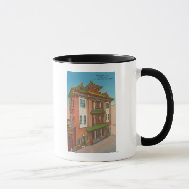 Caneca São Francisco, templo de Chow do CAKong em Chinato (Direita)