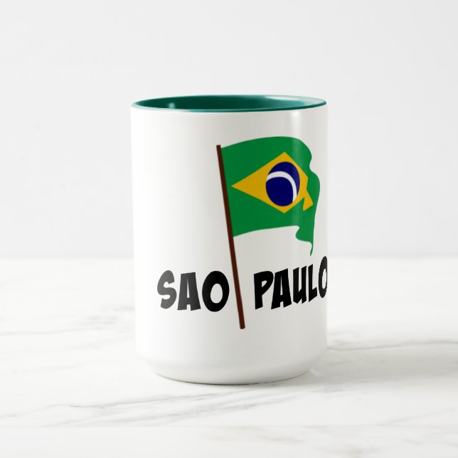 Caneca Sao Paulo, Bandeira do Brasil, (Centro)