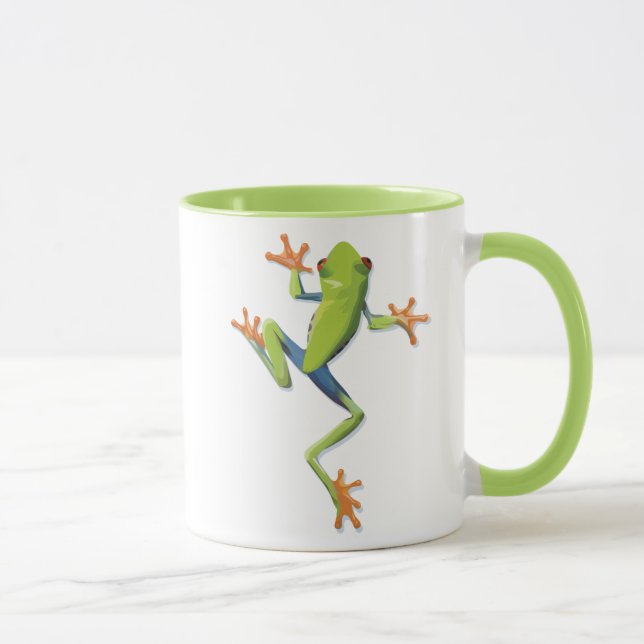 Caneca Sapo anfíbio-verde (Direita)