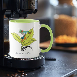 Caneca Sapo de Árvore Vermelha