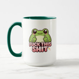 Caneca Sapo Engraçado com Dois Dedos do Meio