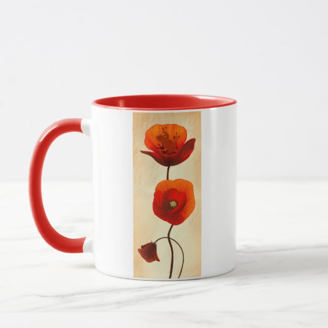 Caneca Sapo Escondendo em Poppies (Esquerda)