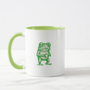 Caneca Sapo Mal-Humorado Engraçado Café Segunda-Feira de
