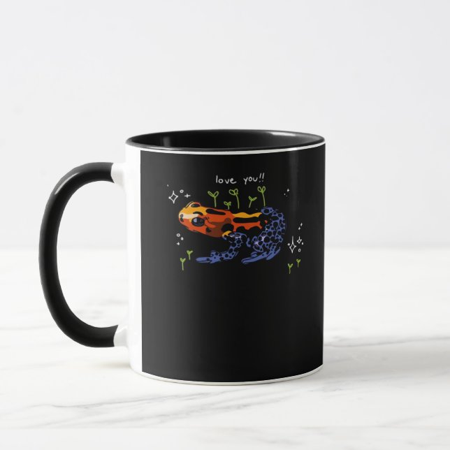 Caneca Sapo Que Ama Você Estilo Clássico Simples (Esquerda)
