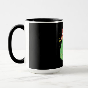 Caneca Sapo Verde Fofo com Chapéu de Cogumelo