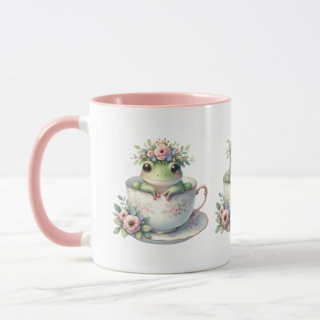 Caneca Sapo Whimsical em Floral Teacup (Esquerda)