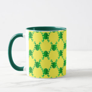 Caneca Sapos bonitos dos desenhos animados
