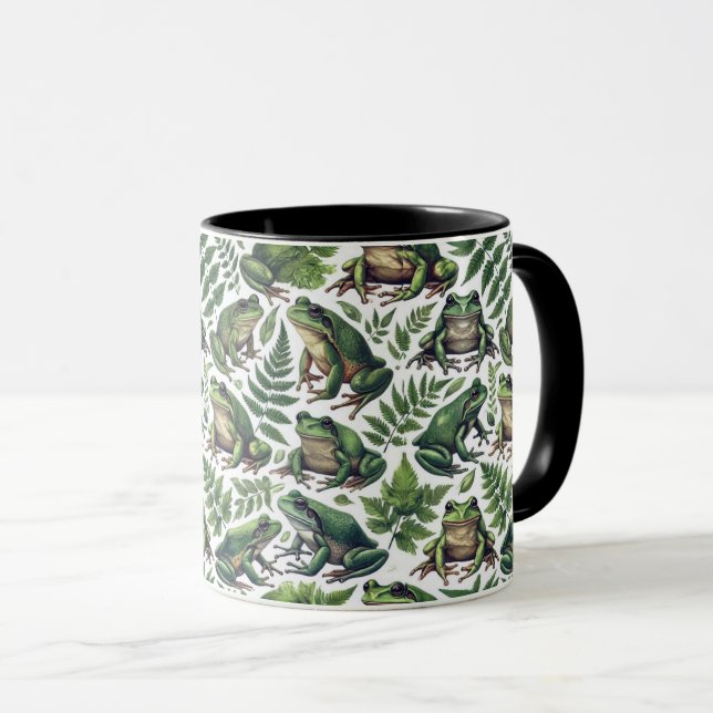 Caneca Sapos da floresta (Frente Esquerda)