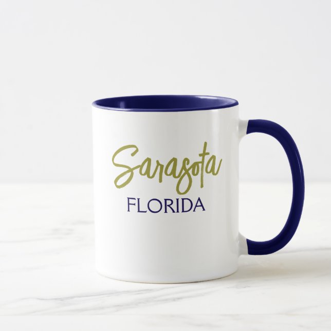 Caneca Sarasota Flórida Café Mug (Direita)