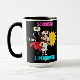 Caneca Sarcasm É Minha Enfermeira Enfermeira Med Coffee