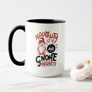 Caneca sarcasmo engraçado gnomo Natal Holiday Mug
