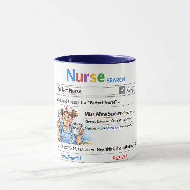 Caneca Sarcastic Funny Worst Nurse (Centro)