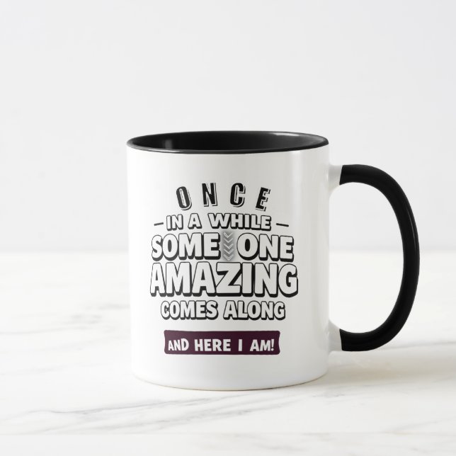 Caneca Sarcástica, Caneca de Café Divertida (Direita)