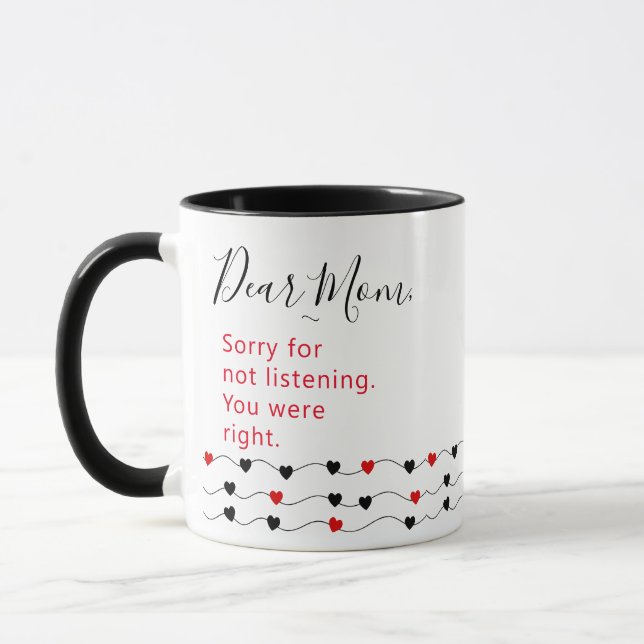Caneca Sarcástico Engraçado Mugs para a mãe (Esquerda)