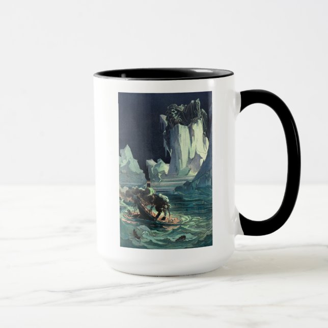 Caneca Sargasso Sea Grim Reaper e Naufrágio do Titanic (Direita)