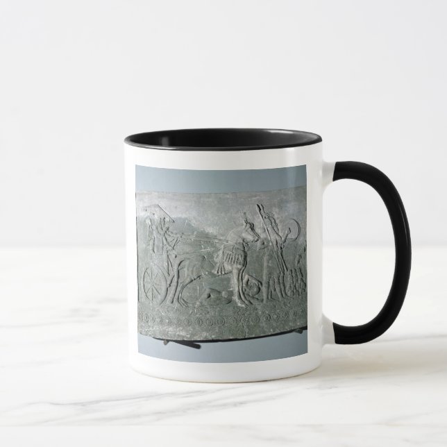 Caneca Sargon II em um Chariot da batalha (Direita)