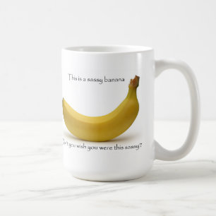 Caneca Sassy da banana
