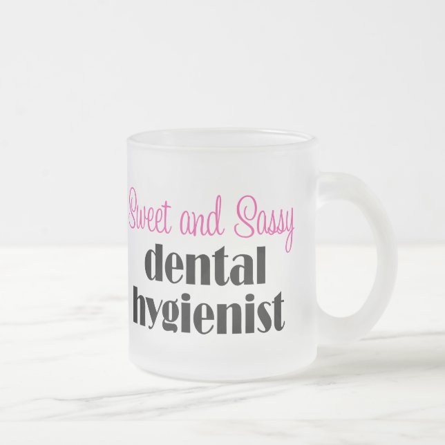 Caneca Sassy do higienista dental (Direita)
