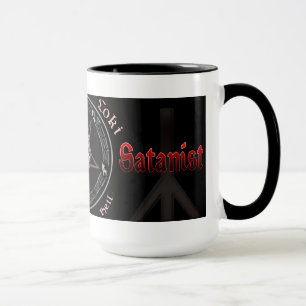 Caneca Satanist germana de satanás