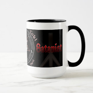 Caneca Satanist germana de satanás