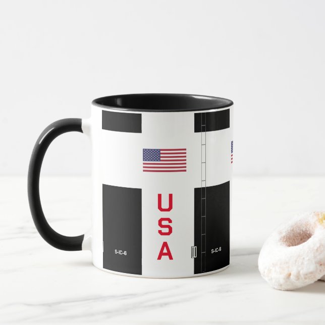 Caneca Saturn V S-1C Mug (Com Donut)