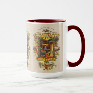 Caneca Saudação de natais vintages