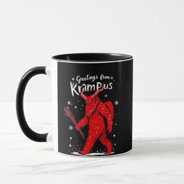 Caneca Saudação do Krampus Natal  (Esquerda)