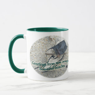 Caneca Saudações das Belas Praias de Nova Jersey