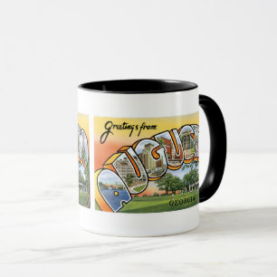 Caneca Saudações de Augusta, GA! Cartão Postal