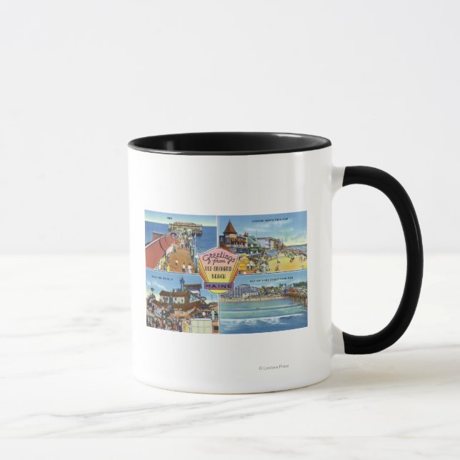 Caneca Saudações de com as Vistas Cênicas (Direita)