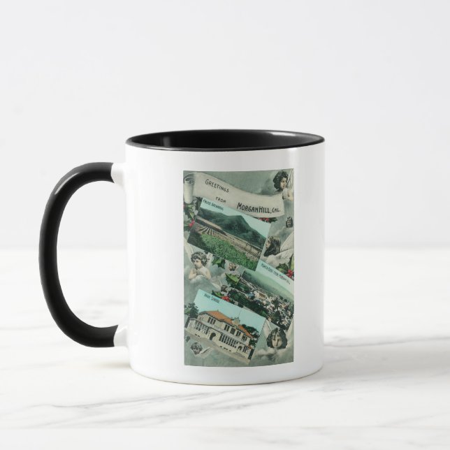 Caneca Saudações de com as Vistas Cênicas (Esquerda)