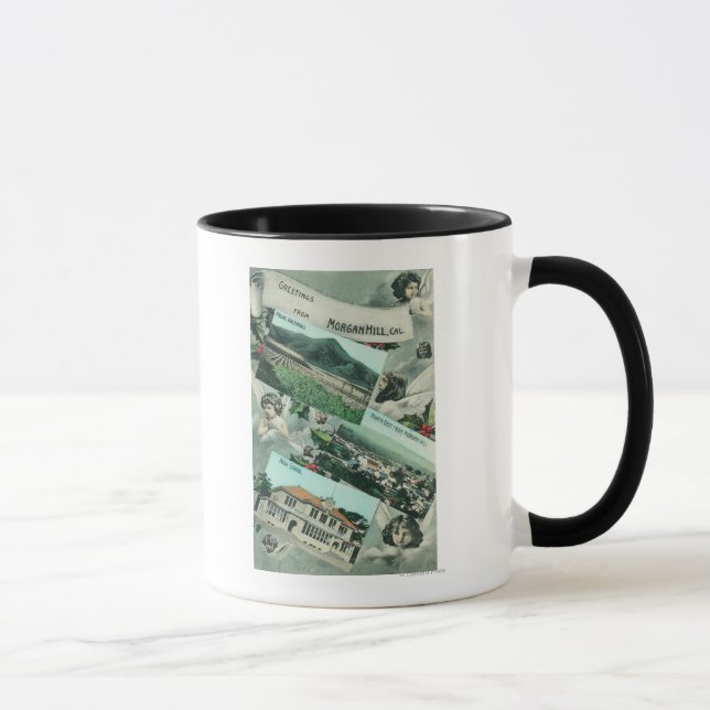 Caneca Saudações de com as Vistas Cênicas (Direita)