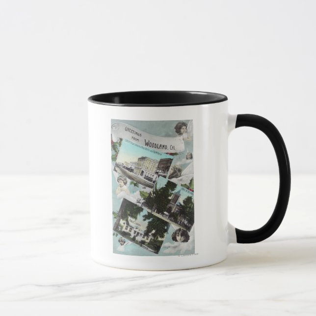 Caneca Saudações de com Vistas CênicasWoodland, CA (Direita)