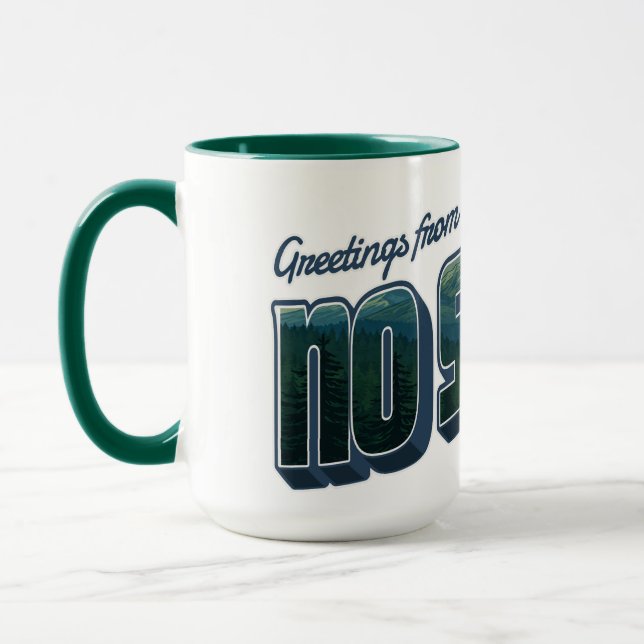 Caneca Saudações de Sem Sinal (Esquerda)