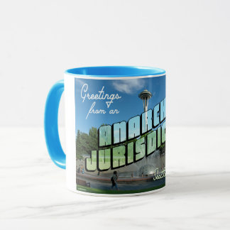 Caneca Saudações do Anarquista Seattle!
