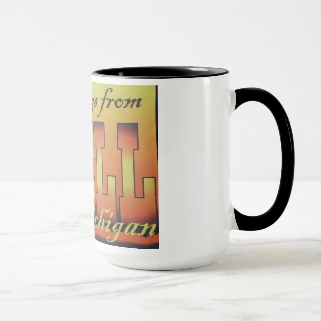 Caneca Saudações do Inferno, Michigan Mug 1 (Direita)