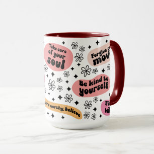 Caneca Saúde Mental Inspiradora