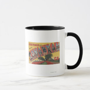 Caneca Savana, grande letra de Geórgia (histórico) -